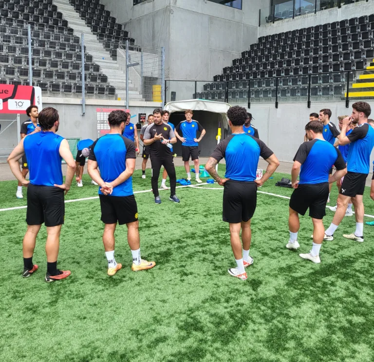 Trainingsstart mit neuer Crew